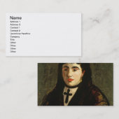 Manet | der Spanier Visitenkarte (Vorne/Hinten)