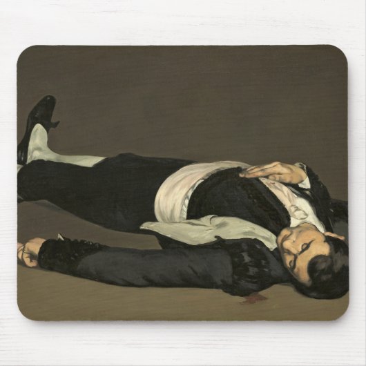Manet | der tote Toreador, c.1864 Mousepad (Vorne)