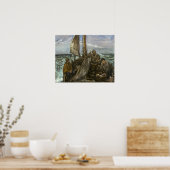 Manet - Die Anhänger des Meeres Poster (Küche)