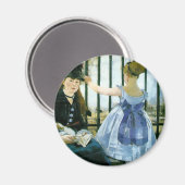 Manet: Die Eisenbahn Magnet (Vorderseite/Rückseite)