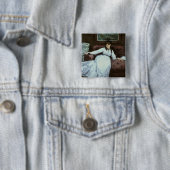 Manet | die Erholung, Porträt von Berthe Morisot Button (Beispiel)