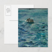 Manet | Die Flucht von Henri de Rochefort Postkarte (Vorne/Hinten)