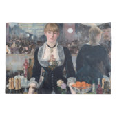 Manet - Eine Bar in den Folies-Bergere Kissenbezug (Rückseite)