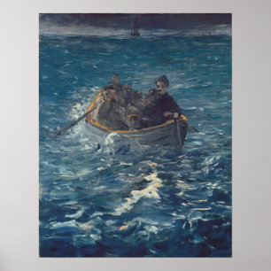 Manet - Flucht von Rochefort Poster