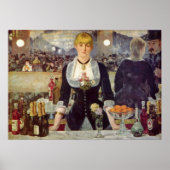Manet Follie's Bergere Bartender Poster (Vorne)