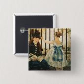 Manet | Gare St. Lazare, 1872-3 Button (Vorne & Hinten)
