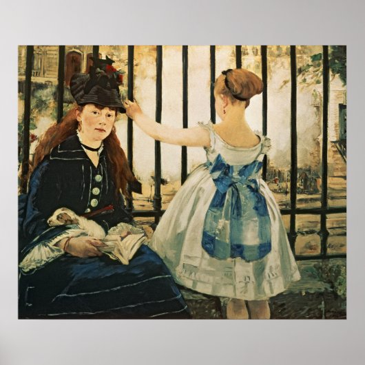 Manet | Gare St. Lazare, 1872-3 Poster (Vorne)