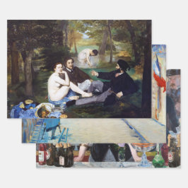 Manet Geschenkpapier Set
