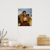 Manet - Gipsy mit Zigarette Poster (Küche)