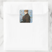Manet | Herbst 1882 Quadratischer Aufkleber (Tasche)