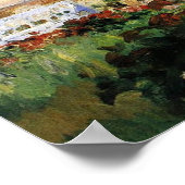 Manet - House at Rueil, 1882 Poster (Ecke)