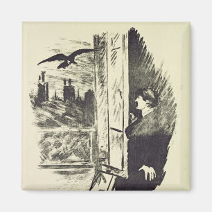Manet   Illustration für 'das Raven Magnet