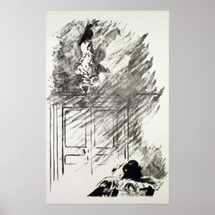 Manet   Illustration für 'das Raven Poster