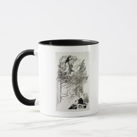 Manet | Illustration für 'das Raven Tasse (Links)
