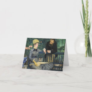 Manet,  Im Gewächshaus Karte