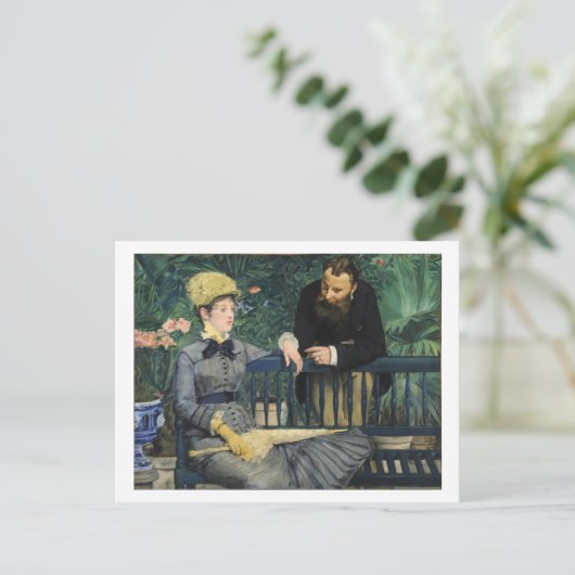 Manet im Konservatorium Postkarte (Stehend Vorderseite)