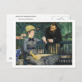 Manet im Konservatorium Postkarte (Vorne/Hinten)