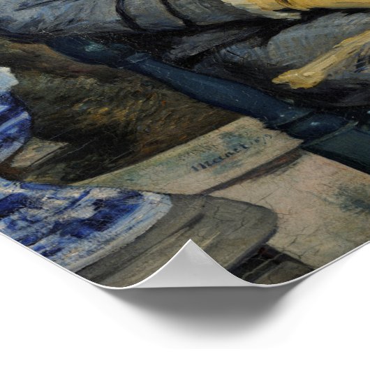 Manet - im Wintergarten - Hauptsitz Poster (Ecke)