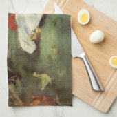 Manet Impressionist French Family Garden Malerei Handtuch (Viertel Falte)