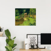 Manet | In einem Park Poster (Heimbüro)