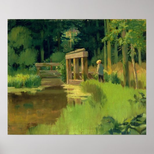 Manet | In einem Park Poster (Vorne)