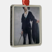 Manet | Jean Baptiste Faure als Hamlet, 1877 Silbernes Ornament (Rechts)