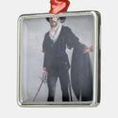 Manet | Jean Baptiste Faure als Hamlet, 1877 Silbernes Ornament (Links)