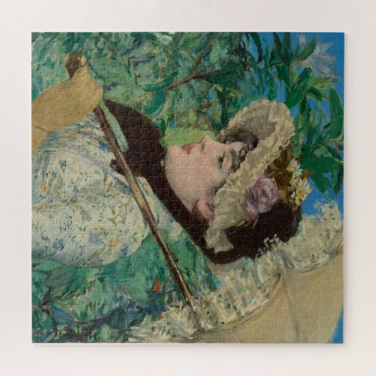 Manet - Jeanne ( Spring) Puzzle (Horizontal)