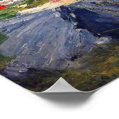 Manet - Junge Frau im Garten, 1880 Poster (Ecke)