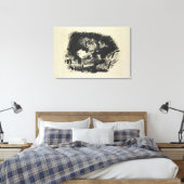 Manet | Le Corbeau, 1875 Leinwanddruck (Insitu (Schlafzimmer))