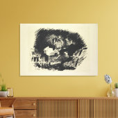 Manet | Le Corbeau, 1875 Leinwanddruck (Insitu (Wohnzimmer))