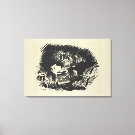 Manet | Le Corbeau, 1875 Leinwanddruck (Vorderseite)