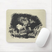 Manet | Le Corbeau, 1875 Mousepad (Mit Mouse)