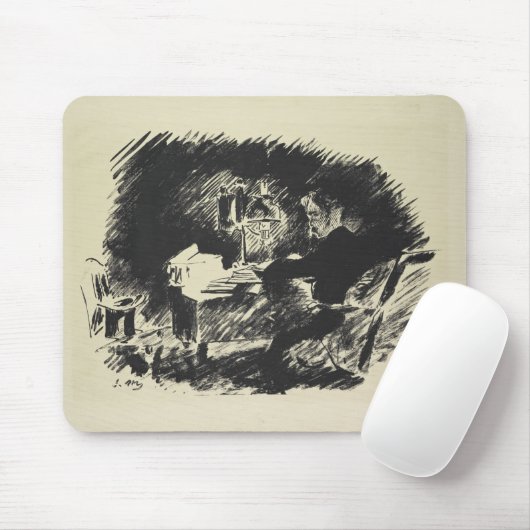 Manet | Le Corbeau, 1875 Mousepad (Mit Mouse)