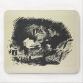 Manet | Le Corbeau, 1875 Mousepad (Vorne)