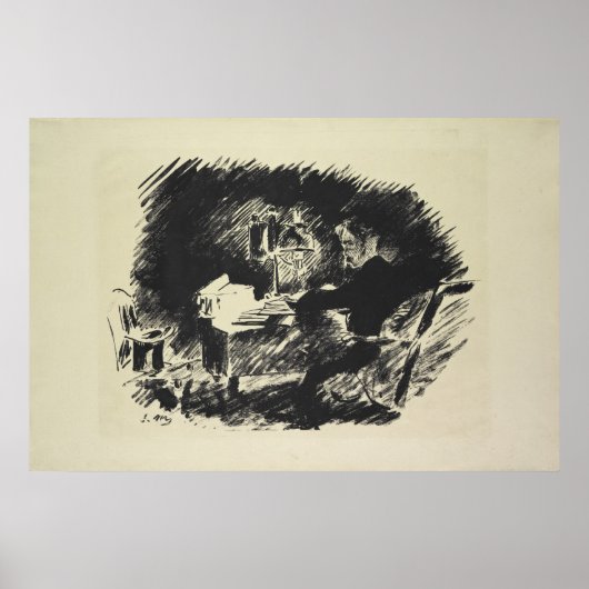 Manet | Le Corbeau, 1875 Poster (Vorne)