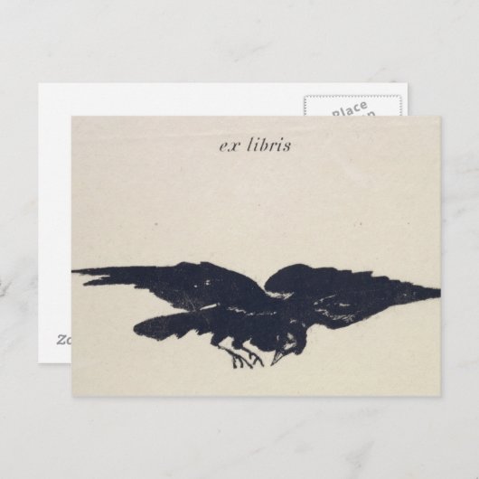 Manet | Le Corbeau, 1875 Postkarte (Vorne/Hinten)