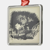 Manet | Le Corbeau, 1875 Silbernes Ornament (Links)