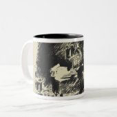 Manet | Le Corbeau, 1875 Zweifarbige Tasse (Vorderseite Links)