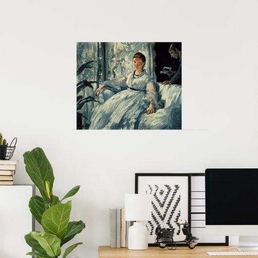 Manet | Lesen, 1865 Poster (Heimbüro)