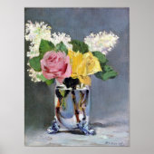 Manet Lilacs und Rose Kunstdrucke Poster (Vorne)
