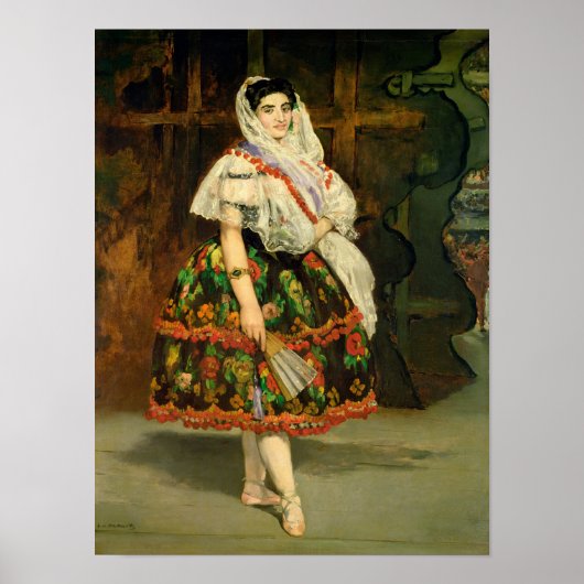 Manet | Lola de Valence, 1862 Poster (Vorne)
