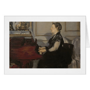 Manet Madame Manet am Klavier, 1868
