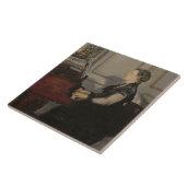 Manet | Madame Manet am Klavier, 1868 Fliese (Seite)