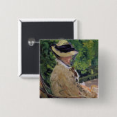 Manet | Madame Manet bei Bellevue Button (Vorne & Hinten)