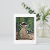 Manet | Madame Manet in Bellevue Postkarte (Stehend Vorderseite)