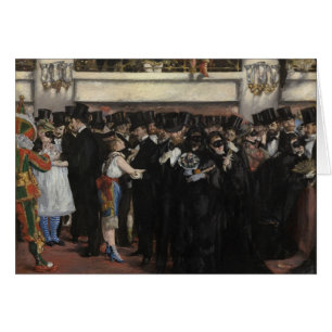 Manet Maskensaal an der Oper, 1873
