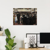 Manet | Maskensaal an der Oper, 1873 Poster (Heimbüro)