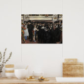 Manet | Maskensaal an der Oper, 1873 Poster (Küche)