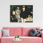 Manet | Mittagessen im Studio, 1868 Leinwanddruck (Insitu (Wohnzimmer))
